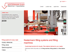 Tablet Screenshot of kestermann.com